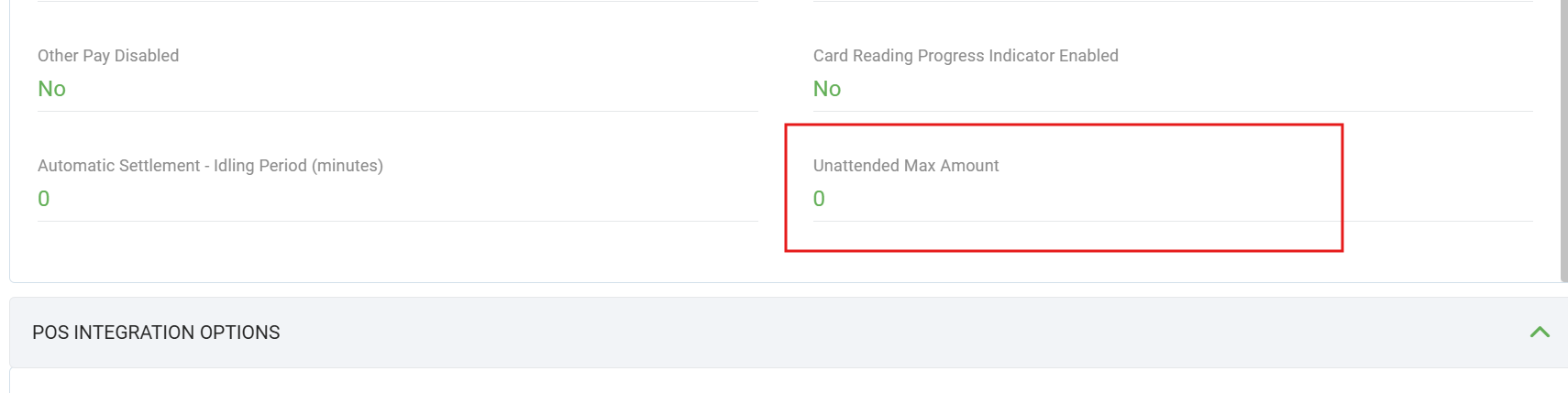 MaxStore maximum amount configuration for IsMaxAmount